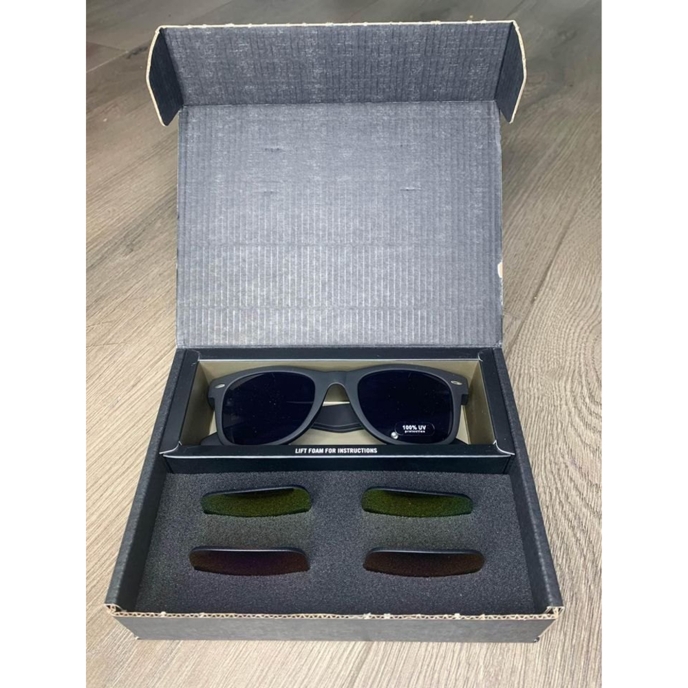 NEW | Interchangeable Sunglasses | Matte Black Frame